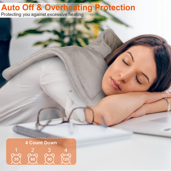 Weighted Neck & Shoulder Heating Wrap - Premium Nervous System Support for Midlife Recovery